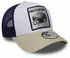 New Era 9FORTY Trucker Cap light beige/weiß/navy