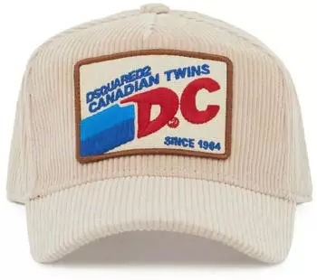 Dsquared2 DC Retro Corduroy Baseball Cap (BCM0820109000001) beige