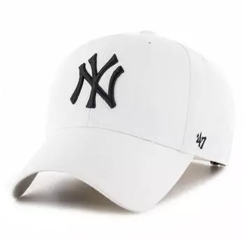 47 Brand MLB Basic Raised MVP Snapback Cap (B-RAC17CTP-WH) wei&szlig;