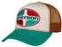 Stetson Petrol Station Trucker Cap Snapback Mesh weiß-grün