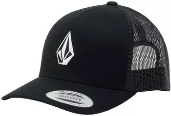 Volcom Into Paradise Trucker Foam Snapback Hat Baseball Cap (D5512635) schwarz