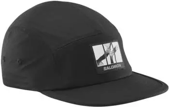 Salomon Wild Rays 5 Panel Cap (LC2833900) deep black
