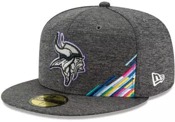 New Era 59Fifty Fitted Cap Crucial Catch Minnesota Vikings schwarz