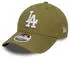 New Era LA Dodgers Linen 9FORTY M Crown Snapback Baseball Cap (ERAa09n001000001) oliv/weiß