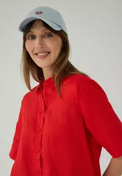 Street One Baseball Cap mit Wordingprint (F57303917057) blau