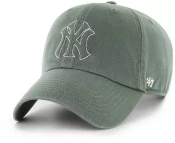 47 Brand New York Yankees Clean Up Cap / Strapback Cap (B-TRLRC17HTS) gr&uuml;n/grau/rot