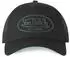 Von Dutch Trucker Cap Classic Rubber (VD/1/CB/LOG/19) schwarz mit türkisfarbenem revers