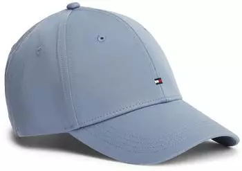 Tommy Hilfiger TH Flag Cotton 6 Panel Cap Baseball Cap (AM0AM13008) brisk blue