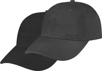 Normani Baumwoll Unisex Baseballkappe (2er Set) schwarz/anthrazit