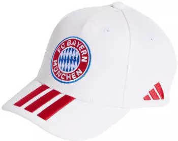 Adidas FC Bayern Baseball Cap Logo rot/wei&szlig;