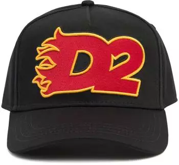 Dsquared2 Gothic Icon Retro Baseball Cap schwarz