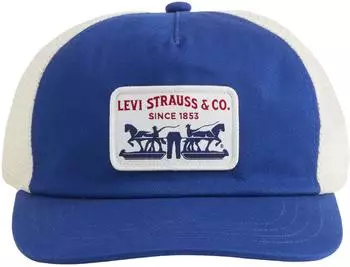 Levi's Presidio Trucker Cap mit Logo Stickerei (38611545) true blue