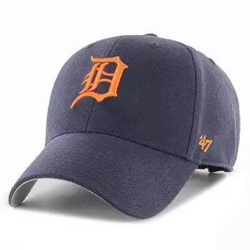 47 Brand MLB Detroit Tigers MVP Baseball Cap, Verstellbar (B-MVP09WBV-NYG) navy blue