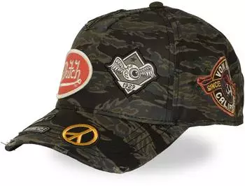 Von Dutch KAMO Verstellbare Baseballkappe (VD/1/CB/KAMO/02) khaki