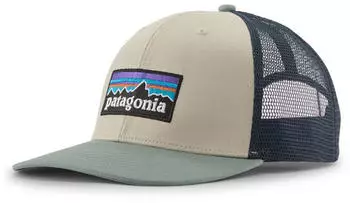 Patagonia P-6 Logo Trucker Hat (38289) pumice