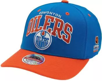 Mitchell & Ness NHL Team Arch Classic Snapback Cap mit gebogenem Visier red