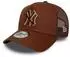 New Era 9FORTY Metallic Outline NY Yankees MLB Baseball Cap (60915785) braun