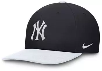 Nike New York Yankees Square Bill Baseball Cap (87435739) pitch blue 4fa/white 10a