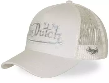 Von Dutch Originals Trucker Cap MULTICOLOR PATCHES Rainbow weiß