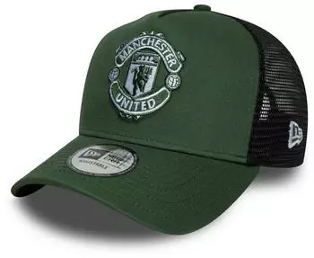 New Era 9Forty Trucker Manchester United Baseballkappe (60897599) dunkelgrün