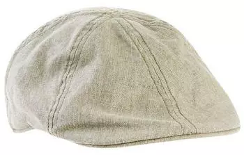 Camel Active Flat Cap aus Leinen-Mix (406290) olivgr&uuml;n