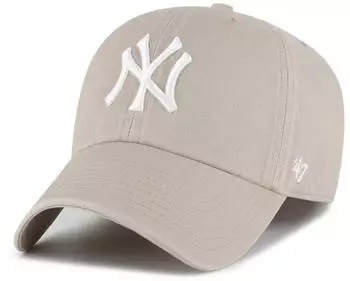 47 Brand CLEAN UP New York Yankees Baseball Cap (B-NLRGW17GWS) greige