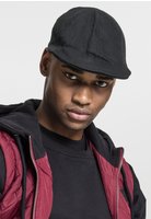 sportliche Checked Flanell Unisex Cap Stretch 307 g/m2 mit Baumwolle Schwarz -