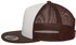 Flexfit 6006W Classic Trucker with White Front Panel brown/white/brown