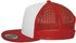 Flexfit 6006W Classic Trucker with White Front Panel red/white/red