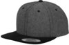 Flexfit 6089CH Chambray-Suede Snapback black/black