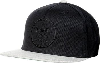 Brixton Wheeler Snapback black/light heather grey
