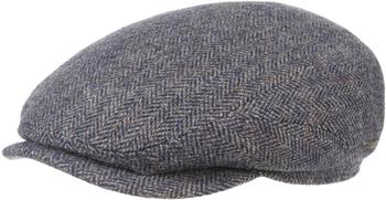 Stetson Belfast Woolrich Herringbone blau