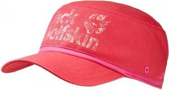 Jack Wolfskin Brand Hat hibiscus red