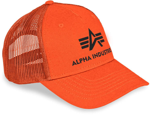 Alpha Industries Basic Trucker Cap flame orange