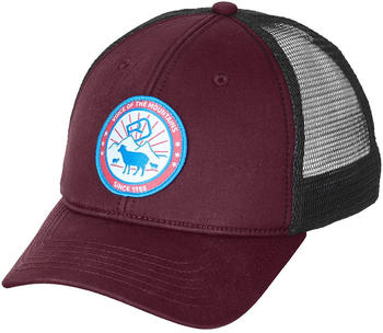 Ortovox Stay In Sheep Trucker Cap dark wine