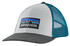 Patagonia P-6 LoPro Trucker Hat white forge grey