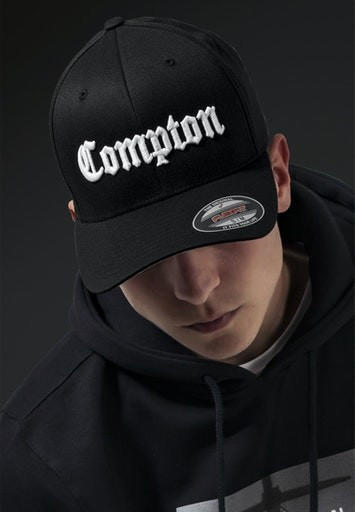 Mister Tee Compton Flexfit Cap (MT296-00050-0044) blk/wht