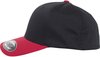 Flexfit Flexfitted Cap 2-Tone Wooly Combed black (6277TBLKRED)