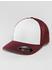 Flexfitted Cap Mesh Colored Front red (UC6511CFMARWHT)