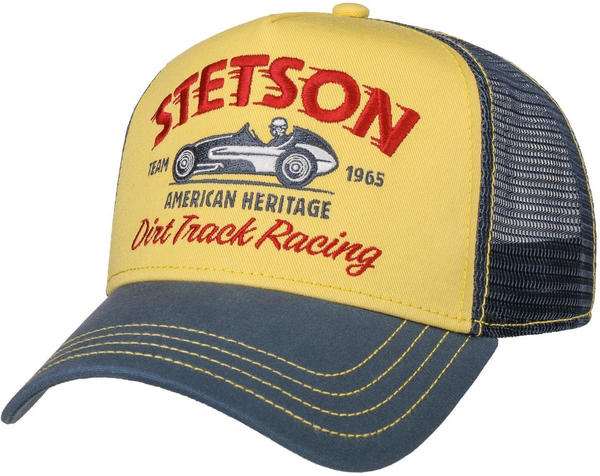 Stetson Dirt Track Racing Trucker Cap blue/yellow