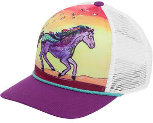 Sunday Afternoons Kid's Artist Series Cooling Trucker Cap Horse Feather