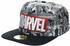 Marvel Comics Marvel Logo & Comic Pattern Snapback Cap