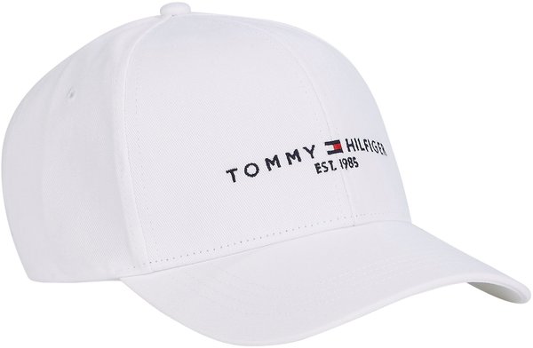 Tommy Hilfiger TH Established 1985 Logo Cap (AM0AM07352) white