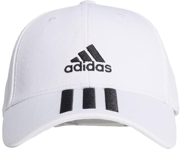 Adidas Baseball 3-Stripes Twill Cap Teens white/black/black