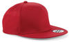 Beechfield B610 5 Panel Snapback Rapper Cap classic red