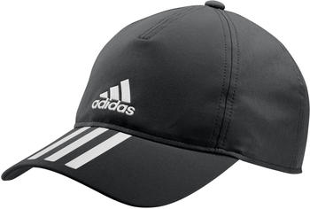 Adidas Aeroready 3-Streifen Baseballkappe black/white/white