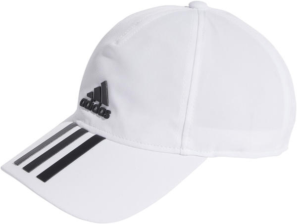 Adidas Aeroready 3-Streifen Baseballkappe white/black/black