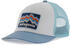 Patagonia Kids' Trucker Hat (66032) ridge rise stripe: light plume grey