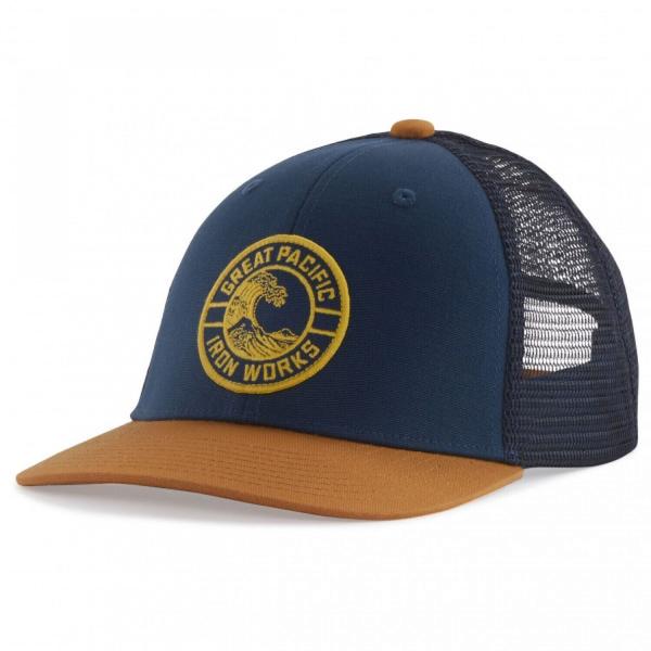 Patagonia Kids' Trucker Hat (66032) GPIW crest: stone blue