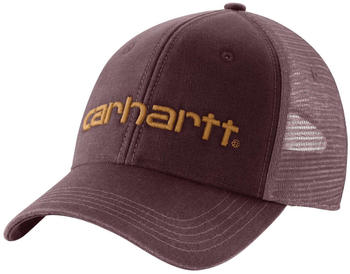 Carhartt Canvas Mesh Back Logo Graphic Cap (101195) wine